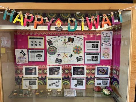 Diwali Display Co-created by School and Community