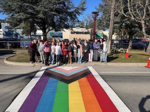 Partnership with City of Langford to create a Pride Progress Crosswalk. Supports DEI work. Goal 1. 